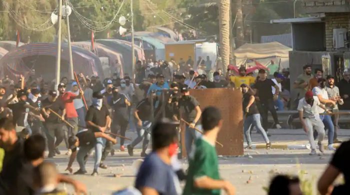 Clashes in Baghdad's Green Zone, 23 protesters dead: new toll