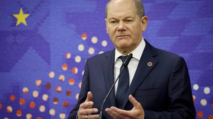 Russia nuclear threat reduced by international pressure: Scholz